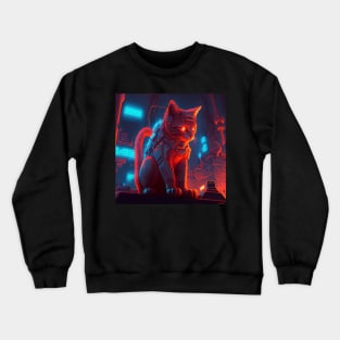 Cat Robot Crewneck Sweatshirt